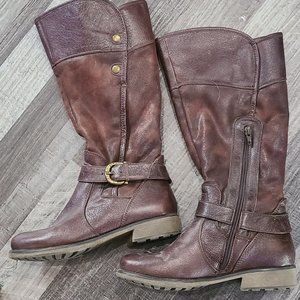 Brown Mid-Calf Boots